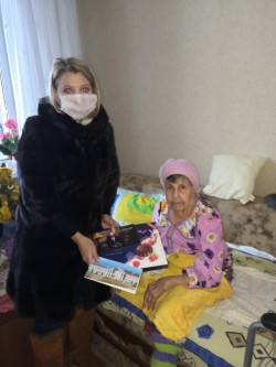 Поздравление Сытник А.Е. с 95-летием, в 21 округе!